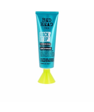 Die BED HEAD Texturierungscreme „Back It Up“ von TIGI ist ein innovatives Produkt, das für mehr volumen und Halt sorgt und somit Ihre Frisuren aufwertet. Dank der speziellen Scrunch-Technologie kann das Haar seine Form leicht zurückgewinnen, sobald es sanft bewegt wird. Die Formel enthält Glycerin, das für zusätzliche Feuchtigkeit sorgt und das Haar zum Strahlen bringt. Zudem enthält sie Baobab-Fruchtextrakt, welcher die Haarsträhnen geschmeidig und entspannt macht.
