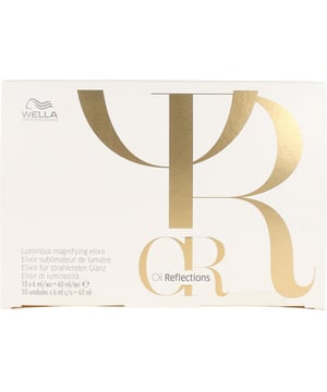 OIL REFLECTIONS Elixir de Wella es un innovador tratamiento para el cabello que potencia su brillo y suavidad, asegurando que se mantenga libre de frizz durante el día. Este producto, presentado en cómodas monodosis, es perfecto para realzar la belleza natural de cada tipo de cabello. Su efectiva fórmula se encarga de controlar incluso aquellos cabellos más rebeldes, ofreciendo un acabado brillante y suave, y evitando el encrespamiento a lo largo de la jornada. Diseñado para ser utilizado en todo tipo de cabellos, seguramente se transformará en un básico esencial para lograr una melena deslumbrante, radiante y con movimiento. ¡Un verdadero elixir revitalizante para tu cabello!