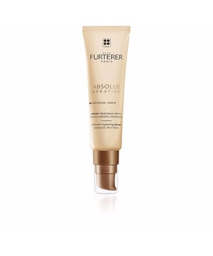 ABSOLUE KERATINE Sérum de reparación extrema de RENE FURTERER. Este sérum concentrado sin necesidad de aclarado repara de inmediato y de manera duradera el cabello dañado y con puntas abiertas. Su fórmula, compuesta en un 99% por ingredientes de origen natural, aprovecha el poder del Pellicer, un activo natural altamente efectivo en la reconstrucción y protección del cabello. Además, incluye aceite de camelina orgánico con certificación Fair For Life y queratina de origen vegetal. El sérum es fácil de aplicar gracias a su innovadora textura gel-aceite, que no es pegajosa ni grasa y cuenta con una fragancia exquisita. Las puntas quedan bellas, reparadas y protegidas de las herramientas térmicas de peinado hasta 220°C. Fórmula vegana y libre de siliconas.