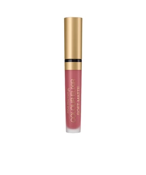 El labial COLOUR ELIXIR soft matte de MAX FACTOR ofrece una textura líquida suave que cuida e hidrata los labios, mientras les brinda un color intenso y atractivo. Su fórmula, enriquecida con proteínas y vitaminas, no solo proporciona un hermoso tono, sino que también nutre los labios, aportando un beneficio adicional a su uso.