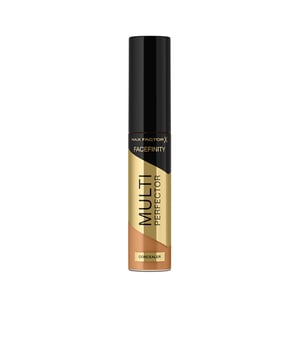 El corrector FACEFINITY MULTI PROTECTOR de MAX FACTOR es la solución perfecta para ocultar y aclarar las ojeras, disimular imperfecciones y unificar el tono de la piel. Con el innovador corrector líquido Multi Perfector, podrás beneficiarte de una cobertura media que se adapta perfectamente a tu piel, logrando un acabado más suave y homogéneo.   Este producto se presenta con un aplicador de gran tamaño y un sistema de depósito que facilita la extracción de la cantidad justa para zonas específicas de manera rápida y sencilla. Además, su fórmula incluye pigmentos que reflejan la luz, lo que proporciona luminosidad al rostro mientras lo hidrata durante 24 horas. Su textura es ligera, resistente al agua, no grasa y no provoca sensación de pesadez.  Asimismo, cuenta con la ventaja de ser completamente vegano, limpio, y su envase está fabricado con materiales reciclados y es reciclable. Si buscas un acabado perfecto y un producto que combine múltiples funciones en uno solo, este corrector es la elección ideal, disponible en una amplia variedad de tonalidades para adaptarse a diferentes tipos de piel.