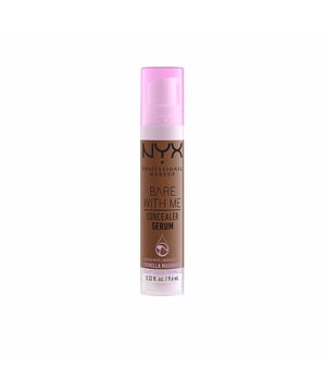 ¡Ya llegó el primer corrector en formato sérum con color, diseñado para calmar la piel! Este corrector, con fórmula vegana y textura ligera, te permite corregir, suavizar e hidratar imperfecciones y poros en un instante, logrando un acabado natural. ¡Cubre todo lo que necesitas! Disponible en 12 tonos diferentes.