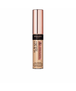 ALWAYS FABULOUS FULL COVERAGE SCULPTOR CONCEALER de BOURJOIS. ¿Deseas lucir fabulosa las 24 horas del día? Con el Always Fabulous The Sculptor de Bourjois París, ¡puedes lograrlo! Este corrector de cobertura completa ofrece resultados duraderos de hasta 24 horas. Es un auténtico 3 en 1, capaz de ocultar ojeras y otras imperfecciones, iluminar zonas específicas y definir áreas de sombra. Su fórmula, enriquecida con ácido hialurónico y vitamina E, proporciona una hidratación que mantiene tu piel con un aspecto fresco y saludable durante todo el día. Su aplicación es sencilla gracias a su punta XXL. Corrige, contornea e ilumina con la maestría de un verdadero artista parisino con el Always Fabulous The Sculptor de Bourjois París.
