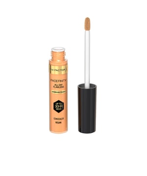 MAX FACTOR presenta su corrector Facefinity, un producto líquido que se aplica con facilidad. Esta fórmula avanzada está diseñada para ofrecer protección frente a agresiones ambientales, incluyendo la luz azul, la humedad y el calor, durante un periodo de hasta 30 horas. Además, es completamente vegana y limpia, utilizando un envase hecho de materiales reciclados. Su textura suave garantiza una cobertura ideal y una liviana sensación al utilizarlo. Ya sea que necesites un corrector para las ojeras o busques tapar pequeñas imperfecciones, Facefinity se convierte en la opción ideal. Su acabado natural proporciona una experiencia de uso cómoda todo el día. ¿Por qué no lo pruebas ya? VENTAJAS: Ofrece protección ante agresiones externas como la luz azul y la humedad por más de 30 horas. Fórmula limpia y vegana, en un envase reciclado. Perfecto para disimular ojeras e imperfecciones, con un acabado natural que asegura confort.