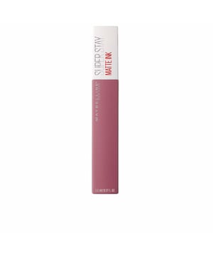 SUPERSTAY MATTE INK: LABIAL DE ACABADO INTENSO Y LARGO RENDIMIENTO  Pintalabios Superstay Matte Ink. RESISTENTE Y ULTRAMATE  La línea Superstay Matte Ink de Maybelline New York ofrece un labial que resiste cualquier desafío. Su fórmula proporciona un color vibrante durante largas horas. Con solo una aplicación, obtienes una cobertura total y no requiere retoques. ¡Realza el color de tus labios como nunca antes!  UN ACABADO MATE Y COLORIDO QUE DURA  Este labial de Maybelline cuenta con una composición de tinta líquida que contiene pigmentos de color altamente saturados, garantizando que no se agrieten ni sequen tus labios, además de ofrecer un efecto mate suave.  PERMANENTE Y SIN TRANSFERENCIA: EL LABIAL QUE NO TE FALLA  Con una duración de hasta 16 horas, este labial resistente no solo es permanente, sino que tampoco transfiere, asegurando que luzcas perfecta desde que sales de casa y durante todo el día y la noche.