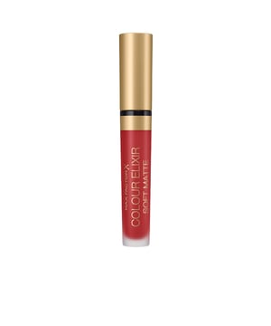 El labial COLOUR ELIXIR soft matte de MAX FACTOR ofrece una textura líquida suave que cuida e hidrata los labios, mientras les brinda un color intenso y atractivo. Su fórmula, enriquecida con proteínas y vitaminas, no solo proporciona un hermoso tono, sino que también nutre los labios, aportando un beneficio adicional a su uso.
