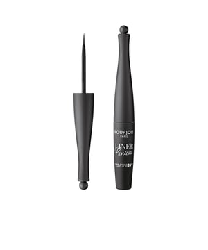 El Liner Pinceau 24H de Bourjois es un delineador líquido que realza la mirada con un color vibrante y duradero gracias a su innovadora fórmula resistente al agua. Con un solo trazo, puedes crear líneas que van desde las más finas hasta las más gruesas, todo gracias a su pincel aplicador profesional de alta precisión. Beneficios: Obtendrás un eyeliner intenso con un acabado brillante y una forma impecable que perdura hasta 24 horas.