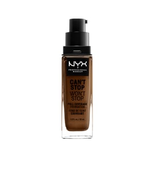La base de maquillaje CAN’T STOP WON’T STOP de NYX es una fórmula fluida de alta cobertura diseñada para ofrecer un acabado impecable durante todo el día. Su consistencia permite una aplicación sencilla y uniforme, sin marcas visibles, y proporciona un acabado mate que se mantiene sin alteraciones a lo largo de las horas. Esta base ayuda a controlar los brillos y a matificar el rostro, siendo además no comedogénica, lo que la hace adecuada para todo tipo de pieles: grasas, mixtas, normales y sensibles. ¡Disfruta de una cobertura perfecta y un acabado mate que perdura hasta 24 horas!