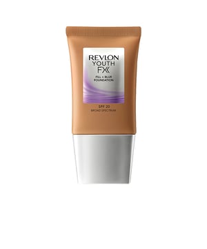 La base de maquillaje fluida YOUTHFX FILL + BLUR de Revlon, con SPF20, es ideal para disimular manchas oscuras, signos de la edad y áreas de hiperpigmentación. Su fórmula ligera e hidratante incorpora micro-rellenos y difusores ópticos que suavizan y difuminan las líneas de expresión y arrugas. Además, proporciona protección contra los dañinos rayos UVA y UVB gracias a su factor de protección solar SPF20.