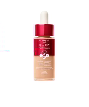 La base de maquillaje Healthy Mix Serum de BOURJOIS es una innovadora mezcla entre un serum y un producto de maquillaje. Con una formulación que contiene un 82% de ingredientes de origen natural, este producto se destaca por ser vegano y limpio. Su composición incluye vitaminas C, E y B5, así como extracto de arándanos rojos, que actúa como un potente antioxidante natural, ayudando a tonificar y embellecer la piel, mejorando su elasticidad con el tiempo.  Entre sus principales ventajas se encuentran: la tonificación de la piel, la restauración de la elasticidad, el aporte de un brillo saludable y un incremento en la hidratación, gracias a su rica mezcla de vitaminas. Ofrece una cobertura media, con una textura suave y jugosa que brinda un acabado luminoso y saludable. ¿Qué estás esperando para darle una oportunidad?