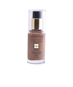 La FACEFINITY 3IN1 de Max Factor es un producto innovador que reúne tres funciones en uno: actúa como prebase para igualar el tono, proporciona corrección a las imperfecciones y ofrece una cobertura mate. Gracias a esta fórmula, tu piel lucirá impecable a lo largo de toda la jornada.