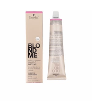 BLONDME tono rubio #granite de SCHWARZKOPF es un tinte intenso diseñado para cabellos con base 5-7. Su textura gel-crema es cómoda y fácil de aplicar, ya sea con un dispensador o con brocha. Este producto permite iluminar el cabello y suavizar la transición de las raíces.