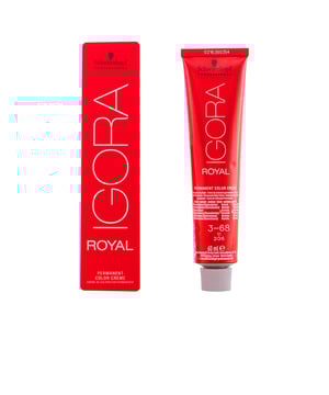 La línea IGORA ROYAL de SCHWARZKOPF ofrece una coloración permanente en formato crema, ideal para disimular hasta el 70% de las canas. Esta crema es versátil y puede aplicarse con diversas técnicas de coloración.   Entre sus ventajas se destaca la Tecnología de Alta Definición, que integra una red de pigmentos diseñados para lograr un color más preciso y auténtico. Esto se traduce en resultados más intensos, una mejor correspondencia con la carta de colores y una cobertura excepcional.
