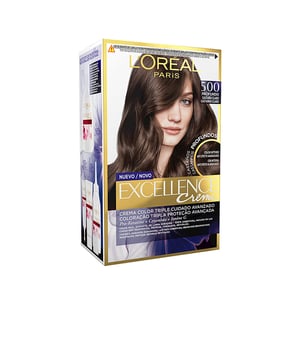 Descubre la maravilla de un tono castaño excepcional con el tinte Excellence Brunette de LOréal Paris. Este producto innovador está diseñado para intensificar y realzar los matices del cabello castaño, ofreciéndote un color profundo y duradero que refleja tu estilo personal y carácter.   Ventajas:  - Cobertura Completa y Larga Duración: Este tinte proporciona una cobertura eficaz de las canas y mantiene su color vibrante y brillante durante un tiempo prolongado. - Realce de los Matices Naturales: Gracias a sus pigmentos de alta calidad, Excellence Brunette potencia los tonos naturales del cabello castaño, logrando un acabado auténtico y lleno de vitalidad. - Cuidado Intenso: El tinte contiene componentes nutritivos que cuidan tu melena mientras aplicas el color, dejándola suave, brillante y sedosa. - Fácil Aplicación: Incluye un kit con instrucciones claras y todo lo necesario para facilitar el proceso de teñido en la comodidad de tu hogar. - Resultado con Dimensiones: Este tinte proporciona un efecto multidimensional, reflejando la luz de manera original y resaltando los matices naturales para un look más vibrante.
