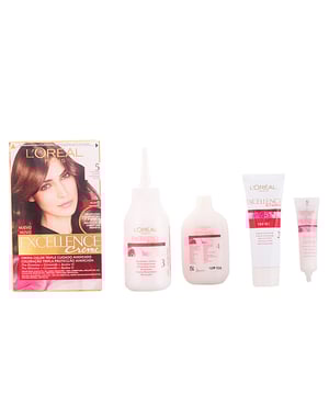 COBERTURA TOTAL DE CANAS La Crema Color Excellence, con su avanzada fórmula de Triple Cuidado, garantiza la cobertura absoluta de las canas, cuidando al mismo tiempo de tu pelo. Esta fórmula incluye un colorante protector, un champú de pH neutro y Savia Nutritiva. ¿Cuál es el efecto? Un color luminoso y duradero que se mantiene impecable por 4 semanas. ¡Asegura la protección de tu cabello en todas las etapas del proceso de coloración!