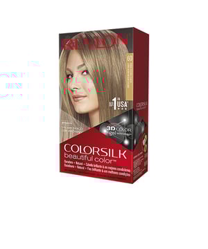 COLORSILK de REVLON es un tinte de mercado masivo que ofrece una coloración sin amoniaco, lo que contribuye a mejorar la salud de tu cabello. Este producto proporciona un color natural, brillante y uniforme desde la raíz hasta las puntas. Es adecuado para cabellos naturales, teñidos, alisados o con permanentes.