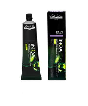 Permanentfarbe INOA ohne Ammoniak von L‘ORÉAL PROFESSIONNEL PARIS bietet ein luxuriöses Färbeerlebnis, das auf einer innovativen Technologie basiert. Das neueste iNOA markiert einen Wendepunkt in der professionellen Farbwelt, 12 Jahre nach seiner Einführung mit einer optimierten Formel und einem modernen Erscheinungsbild. Mit einer patentierten Oil Delivery System (ODS) Technologie, die eine Ölkonzentration von 60 % anwendet, liefert iNOA außergewöhnliche Ergebnisse.   Zu den Vorteilen des neuen iNOA gehören:  - 100 % Abdeckung von grauen Haaren  - Intensive, lebendige Farbnuancen  - Deutlich verbesserte Haarstruktur  - 48 % mehr Glanz*  - Vegane Rezeptur**  - Verbesserte Handhabung  - Einfacher und schneller zu mischen***  Des Weiteren präsentiert sich iNOA mit einem frischen, professionellen Design und einer umweltfreundlichen Verpackung. Die neue Tube besteht zu 95 % aus recyceltem Aluminium und enthält einen QR-Code, der den Zugang zu Weiterbildungsmöglichkeiten erleichtert. Zusätzlich hat iNOA ein innovatives Diagnosetool in der Style My Hair Pro App eingeführt: iNOA [iD].   *Instrumenteller Test im Vergleich zur Färbung ohne Produkt  **Vegane Formel: Keine tierischen Bestandteile oder Derivate  ***Instrumenteller Test im Vergleich zu vorherigen iNOA Produkten