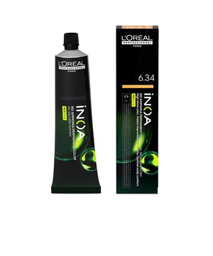 Permanentfarbe INOA ohne Ammoniak von L‘ORÉAL PROFESSIONNEL PARIS bietet ein luxuriöses Färbeerlebnis, das auf einer innovativen Technologie basiert. Das neueste iNOA markiert einen Wendepunkt in der professionellen Farbwelt, 12 Jahre nach seiner Einführung mit einer optimierten Formel und einem modernen Erscheinungsbild. Mit einer patentierten Oil Delivery System (ODS) Technologie, die eine Ölkonzentration von 60 % anwendet, liefert iNOA außergewöhnliche Ergebnisse.   Zu den Vorteilen des neuen iNOA gehören:  - 100 % Abdeckung von grauen Haaren  - Intensive, lebendige Farbnuancen  - Deutlich verbesserte Haarstruktur  - 48 % mehr Glanz*  - Vegane Rezeptur**  - Verbesserte Handhabung  - Einfacher und schneller zu mischen***  Des Weiteren präsentiert sich iNOA mit einem frischen, professionellen Design und einer umweltfreundlichen Verpackung. Die neue Tube besteht zu 95 % aus recyceltem Aluminium und enthält einen QR-Code, der den Zugang zu Weiterbildungsmöglichkeiten erleichtert. Zusätzlich hat iNOA ein innovatives Diagnosetool in der Style My Hair Pro App eingeführt: iNOA [iD].   *Instrumenteller Test im Vergleich zur Färbung ohne Produkt  **Vegane Formel: Keine tierischen Bestandteile oder Derivate  ***Instrumenteller Test im Vergleich zu vorherigen iNOA Produkten