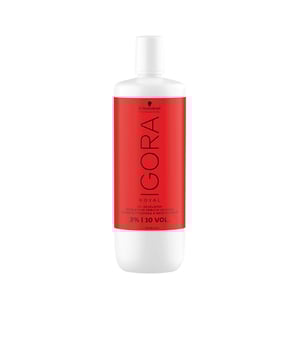 Schwarzkopf Professional ofrece una variedad de productos para el cuidado del cabello. Entre ellos se encuentra IGORA ROYAL, que incluye el color y la loción activadora para tintes. Este producto se destaca por su sencilla y rápida mezcla, además de proporcionar un tratamiento de alta calidad. Incorpora agua oxigenada al 3%, equivalente a 10 volúmenes.