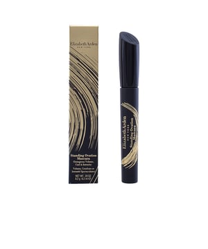 MÁSCARA STANDING OVATION DE ELIZABETH ARDEN  Logra unas pestañas más largas y audaces con la máscara Standing Ovation de Elizabeth Arden, conocida por su alta eficacia e intensidad. Su innovador cepillo extra largo, combinado con una fórmula fluida enriquecida con fibras, alarga, define y recubre las pestañas, logrando un efecto de pestañas postizas. Además, su composición suaviza y nutre las pestañas, evitando que se corran o se apelmacen, y proporciona un aumento de volumen del 128%, un efecto que ha sido clínicamente comprobado.