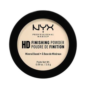 El HD FINISHING POWDER de NYX es un polvo mineral traslúcido compacto. Perfecto para sellar tus looks, este polvo ligero y transparente ayuda a difuminar líneas de expresión y poros. Logra un acabado mate y fresco con una sensación sedosa en la piel. Su fórmula suave se compone de pigmentos naturales, brindando un toque delicado y natural.