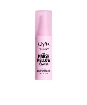 ¡Descubre el efecto nube del primer Marsh Mellow de NYX Professional Makeup! Este increíble primer ofrece 10 beneficios en 1, gracias a su fórmula vegana, enriquecida con extracto de raíz de malvavisco y manteca de karité, que proporciona 24 horas de hidratación. Se funde con tu piel, dejándola suave, lisa y con una sensación ligera. Es adecuado para todos los tonos de piel. ¡Experimenta la sensación de nube con Marsh Mellow!  Los 10 beneficios que ofrece este primer son duraderos, incluso después de varios días: hidrata, calma, alisa, suaviza, difumina líneas de expresión y poros, extiende la duración del maquillaje hasta 16 horas, unifica el tono y proporciona un efecto de buena cara al instante. Además, fija el maquillaje y lo mantiene fresco como recién aplicado.  Según una autoevaluación de consumidores, el 95% de ellos notó su piel más suave al instante tras la aplicación, y el 100% aseguró sentirse hidratado y con un aspecto perfecto después de 4 días de uso.   Consejo profesional: utiliza la Esponja de Mezcla Marsh Mellow para aplicar el producto y lograr una tez más suave y tersa. *Resultados de pruebas instrumentales.