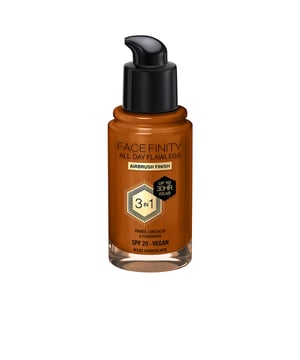 MAX FACTOR presenta su base Facefinity 3 en 1, un innovador producto que fusiona prebase, corrector y maquillaje en una sola fórmula, ideal para lograr un acabado profesional y duradero. Su composición ha sido optimizada para ofrecer mayor defensa contra factores ambientales como la contaminación y la luz azul. Equipado con la tecnología Flexi-hold, este maquillaje garantiza una alta cobertura con un efecto mate que se siente ligero y cómodo por más de 30 horas. Es completamente vegano, resistente al agua, al sudor y libre de aceites, además, su envase está elaborado con materiales reciclados. La prebase crea una superficie uniforme y ayuda a mantener el maquillaje intacto, mientras que el corrector actúa eficazmente para disimular imperfecciones y minimizar la apariencia de los poros. También incluye un factor de protección solar SPF 20, resguardando así tu piel de los daños solares. ¡Te va a sorprender el acabado!