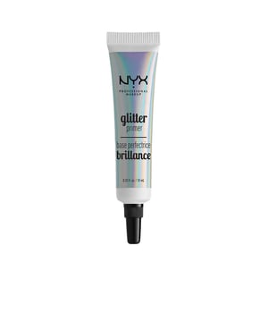 GLITTER Primer de NYX Professional Makeup es un primer diseñado para prolongar la duración del glitter en los párpados o en cualquier área que elijas. Su fórmula ligera y cremosa, de larga duración, facilita la aplicación y ayuda a que el glitter se adhiera con cada toque, reduciendo así la caída del producto. Como resultado, el brillo se mantendrá perfecto y sin desprendimientos en tu piel durante toda la noche.