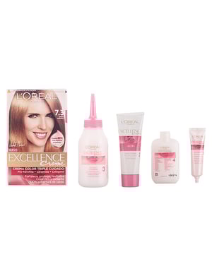 EXCELLENCE CREME # 8 hellblond von LOréal ist eine dauerhaft haltbare Haarfarbe mit hoher Deckkraft. Diese spezielle Creme sorgt für eine vollständige Abdeckung von grauem Haar und ein gleichmäßiges, lebendiges Farbergebnis. Ihre innovative Formel bietet Schutz und Pflege während des gesamten Färbeprozesses, wodurch das Haar ein strahlendes, natürliches und geschmeidiges Finish erhält. Mit wertvollen Inhaltsstoffen wie Prokeratin, Ceramid und Kollagen wird das Haar gestärkt, geschützt und revitalisiert, dies hilft, Trockenheit zu vermeiden und sorgt für Flexibilität und Strapazierfähigkeit. Das Produkt ist in verschiedenen Farbtönen erhältlich und enthält alle notwendigen Komponenten für das Färben zu Hause: eine 72 ml Farbcreme, einen 44 ml Pflegebalsam, ein 12 ml Schutzserum und einen Applikator-Kamm. Es ist geeignet für alle Haartypen.