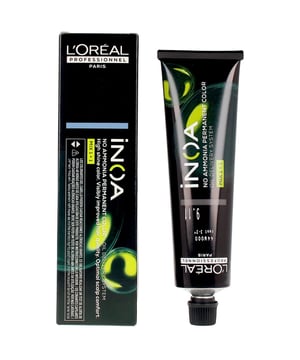 INOA Oxidationsfarbe ohne Ammoniak von LORÉAL PROFESSIONNEL PARIS. iNOA bietet ein luxuriöses Farberlebnis mit Öl, ganz ohne Ammoniak, und ermöglicht dank innovativer Technologie eine individuelle Anpassung. Nach 12 Jahren am Markt präsentiert sich iNOA nun mit einer neuen Formel, einem frischen Image und einem verbesserten professionellen Diagnoseansatz.   Die neue iNOA-Formel basiert auf einer patentierten, exklusiven Technologie namens Oil Delivery System (ODS), das eine außergewöhnliche Zusammensetzung mit einer Ölkonzentration von 60 % beinhaltet, die die Pigmente direkt ins Haar transportiert. Mit der neuen iNOA erzielen wir noch professionellere Ergebnisse:   - Bis zu 100 % Deckkraft bei grauem Haar. - Intensive, lebendige Farben. - Deutlich verbesserte Haarqualität. - 48 % mehr Glanz*.  - Vegane Formel**.  - Verbesserte Handhabung.  - Einfache und schnelle Mischung***.   Neues Erscheinungsbild iNOA hat ein frisches, modernes Image mit einer neuen, professionellen und nachhaltigen Verpackung erhalten. Die Tube besteht nun zu 95 % aus recyceltem Aluminium, und in jede Packung haben wir einen QR-Code integriert, der einen direkten Zugang zu Bildungsinhalten ermöglicht.   iNOA [iD] iNOA bietet jetzt ein neues Diagnosewerkzeug in der Style My Hair Pro App: iNOA [iD].   *Instrumenteller Test vs. vor dem Färben  **Vegane Formel: Keine tierischen Inhaltsstoffe oder Derivate  ***Instrumenteller Test im Vergleich zu früherem iNOA