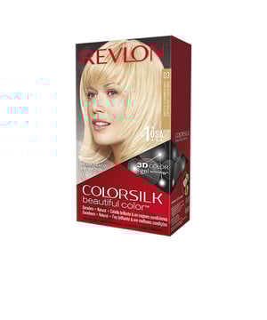 COLORSILK de REVLON es un tinte de mercado masivo que ofrece una coloración sin amoniaco, lo que contribuye a mejorar la salud de tu cabello. Este producto proporciona un color natural, brillante y uniforme desde la raíz hasta las puntas. Es adecuado para cabellos naturales, teñidos, alisados o con permanentes.