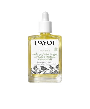 HERBIER Aceite de Belleza Inmortal de PAYOT  Conozca el Aceite para el Rostro formulado a partir de Aceite Esencial de Siempreviva BIO, que cuenta con la certificación COSMOS BIO otorgada por Ecocert. Este producto está elaborado con un total de 5 componentes, todos ellos de origen 100% natural, lo que permite que tras su aplicación la piel revele su juventud. El aceite esencial de siempreviva, reconocido por sus potentes propiedades antioxidantes, ayuda a transformar la textura de la piel de manera notable. A medida que se aplica, la piel se vuelve más suave y radiante, mientras que los aceites de girasol y oliva proporcionan una nutrición profunda. Su textura no grasa y sedosa se complementa con una fragancia sutil y natural, que evoca notas florales y solares.  Ventajas: Con cada aplicación, los rasgos faciales se suavizan y la piel vuelve a brillar con su luz natural. Proporciona una intensa nutrición a la dermis. Reduce la visibilidad de las líneas de expresión y arrugas. La piel se muestra más juvenil, suave y relajada. El cutis se ve más bonito y con un aspecto renovado.