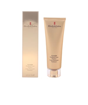 Crema limpiadora purificante CERAMIDE de ELIZABETH ARDEN. Esta aclamada crema limpiadora hidratante destaca por su excelente efectividad y su textura cremosa. Sin duda, se convertirá en un elemento esencial en su rutina diaria de cuidado facial, dejando la piel con una sensación de limpieza y suavidad.  Ventajas: - Elimina de manera rápida y delicada el maquillaje y las impurezas gracias a una combinación de ingredientes naturales. - Proporciona alivio y calma a la piel a través de la ceramida 3, que posee una eficacia notable. - Mantiene la piel con una sensación de frescura y suavidad. - Su uso diario maximiza los resultados. - No deja residuos pesados en la piel. - Tiene una fórmula suave y rica, sin fragancia. - Cuenta con la aprobación de dermatólogos y es segura contra alergias.  - Es adecuada para todos los tipos de piel.