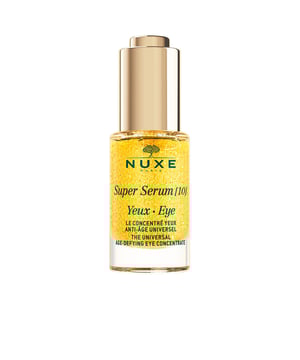 Revitalize your eyes with Nuxe Super Serum, the ultimate Age-Defying Eye Concentrate. This powerful formula features a blend of botanicals that effectively combat dark circles, wrinkles, puffiness, and signs of fatigue and aging. Infused with hyaluronic acid for hydration and botanical caffeine to energize, it delivers a brighter, smoother eye area that appears youthful and refreshed. For optimal results, apply one drop to the eye area, gently dabbing from the inner to the outer corner three times. Experience the transformation!