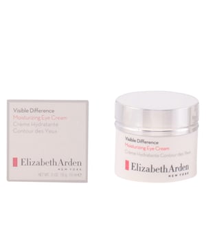 La crema hidratante para el área de los ojos VISIBLE DIFFERENCE de ELIZABETH ARDEN es ideal para comenzar a cuidar esta zona tan sensible. La piel alrededor de los ojos es particularmente fina y requiere una hidratación adecuada.   Ventajas: - Penetra en las capas superficiales de la piel actuando de manera efectiva. - Favorece la hidratación natural de la epidermis. - La zona ocular lucirá más rejuvenecida y suave.