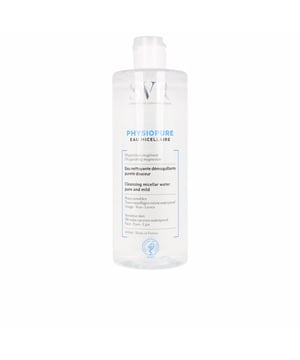 PHYSIOPURE, agua micelar de SVR LABORATOIRE DERMATOLOGIQUE, limpia la piel de manera profunda y suave. Elimina eficazmente las partículas contaminantes y el maquillaje, dejando la piel fresca y perfectamente limpia.