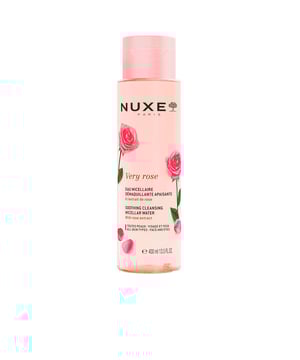Experience the gentle cleansing power of Nuxe Very Rose Soothing Cleansing Micellar Water. Formulated with 99% natural ingredients and infused with soothing rose extract, this micellar water effectively removes makeup from your face and eyes while hydrating and softening your skin. Its refreshing formula ensures your complexion is left perfectly clean, moisturized, and calm. Simply apply with a cotton pad—no rinsing required. Ideal for morning and evening use, this 400ml bottle is a must-have for every skincare routine.