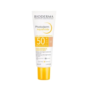 El PHOTODERM aquafluide SPF50+ de BIODERMA presenta una consistencia acuosa y ligera, dejando un acabado seco. Proporciona la más alta protección contra los rayos UVA y UVB, estimulando las defensas naturales de la piel y resguardándola de posibles daños celulares. Su textura es de tipo aqua-ligera y se seca al tacto. Es apta para todos los tipos de piel, incluyendo las mixtas y grasas. Su fórmula es bien tolerada por la piel, no provoca comedones, no contiene aceites, es de textura ligera, no tiene fragancia y cuenta con resistencia al agua.