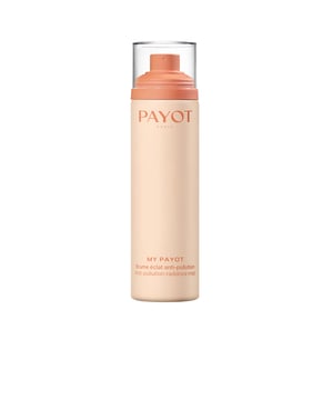 MEIN PAYOT Anti-Pollution Aufhellungsspray Dieses erfrischende Gesichtsspray ist reich an Moringa-Öl und bietet den ganzen Tag über Schutz vor umweltschädlichen Einflüssen. Es eignet sich für jeden Hauttyp und sorgt für intensives Feuchtigkeitsgefühl, Frische sowie Vitalität der Haut. Mit einem Vitamin-C-Derivat und einer Mischung aus antioxidativen Früchten wie Bio-Goji-Beeren, Açaí und Granatapfel revitalisiert dieses Spray den natürlichen Glanz Ihrer Haut und bietet Schutz gegenüber den täglich auftretenden Umwelteinflüssen. Die feine Sprühformel hinterlässt einen subtilen und angenehmen Effekt auf der Haut. Vorteile: Die Haut fühlt sich hydratisiert, lebhaft und samtig an. Die handliche, sprühfreie Verpackung ermöglicht eine einfache Anwendung, um die Haut jederzeit mit einer einzigen Sprühaktion zu beleben. Der fruchtige Duft verleiht der Komposition eine Note von Melone, Pfirsich und weißem Moschus. 99 % der Inhaltsstoffe stammen aus natürlichen Quellen. Ohne Treibgas. Ohne Deckel.
