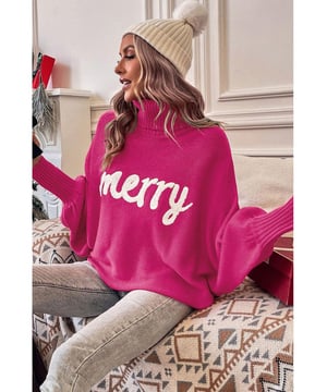 Made from 100% Polyamide
  High neck design
  Merry letter embroidery detail
  Suitable for women
Material: 100% Polyamide