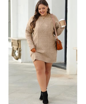 Nuestros estilos están diseñados con un look ajustado y moderno en mente, siguiendo un estándar de talla internacional. Para el mejor ajuste, sugerimos elegir una talla más grande de la habitual. Asegúrate de consultar nuestra tabla de tallas para encontrar tu combinación perfecta.
  Detalles de trenzado intrincado que ofrecen un look acogedor pero elegante
  El diseño de caída en los hombros, sin esfuerzo y chic, añade un toque de elegancia casual
  Abraza la comodidad con un corte holgado que favorece todas las formas de cuerpo
  Lo suficientemente versátil como para vestirse de manera formal o informal para cualquier ocasión
  Perfecto para combinar con botas y bolsos
Material: 100% Poliéster