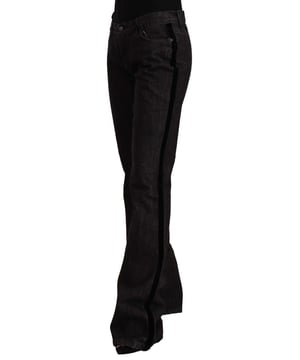 100% Authentic GF Ferre jeans
  Crafted from cotton
  Boot cut style
  Zipper and button closure
  Mid waist
  Black color
  Logo details
Material: 100% Cotton
