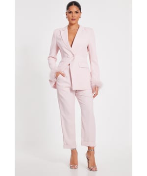 - Woven finish - High waisted - Tapered leg - Tailored look - Model height: 5'6" - Model wears uk 8 / us 4 / eur 36 - Always check the wash care label - Cool hand wash with mild detergent