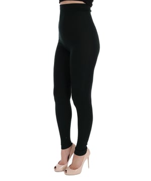 Marca: Dolce & Gabbana.
  Material: 100% cachemira.
  Color: Verde.
  Estilo: Pantalones Jegging.
  Detalles del logotipo.
  Hecho en Italia.