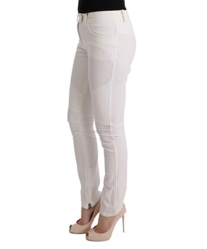 Marca: Ermanno Scervino.
  Condicion: A estrenar con etiquetas.
  Color: Blanco.
  Ajuste: Slim.
  Hecho en Italia.
  Material: 100% algodon.
  Genero: Mujeres.