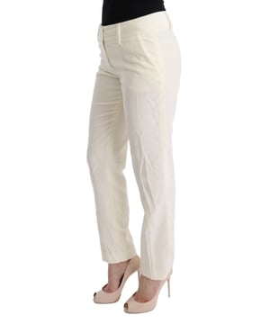 100% Authentic Ermanno Scervino Regular Fit Pants
  Brand new with tags
  Color: White
  Modell: Regular Fit
  Made in Italy
  Material: 82% Cotton 18% CMD