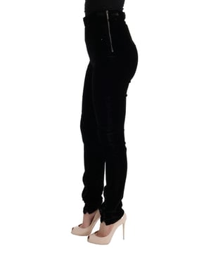 Brand: Ermanno Scervino
  Color: Black
  Modell: High waist Slim Fit Stretch
  Made in Italy
  Material: 77% Viscose 18% Silk 5% Spandex
  New with tags
  Authentic