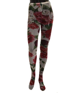 Precioso a estrenar con etiquetas y caja.
  Mallas de micromalla de nailon 100% autenticas de Dolce & Gabbana.
  Estampado floral en toda la prenda.
  Modelo: Medias leggings.
  Material: 100% nailon.
  Color: Blanco con estampado floral multicolor.
  Detalle.