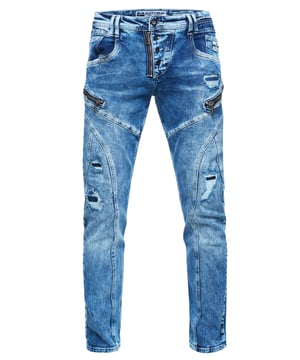 Rusty Neal herenjeans
 
Pasvorm: Slim Fit
Materiaal: 98% katoen, 2% elastaan ​​(STRETCH)
Gewicht: 800 g
Land van herkomst: Turkije
 
TEVREDENHEIDSGARANTIE: U kunt bij ons zonder risico kopen, wij accepteren retourzendingen zonder opgaaf van reden en storten uw geld binnen de kortst mogelijke termijn terug. Onze bedrijfsfilosofie is nog steeds: "De klant is koning". Ons doel is om te allen tijde de best mogelijke service te bieden, met het hoofdkantoor in Duitsland.
PRODUCTIE: Als oprichter en fabrikant ontwerpen en produceren wij onze producten autonoom van A tot Z als familiebedrijf. Hierdoor kunnen wij kwaliteit en een optimale prijs-kwaliteitverhouding garanderen. Gefabriceerd onder eerlijke arbeidsomstandigheden met hoogwaardige materialen die zorgvuldig zijn verwerkt (geen chemische geur). Tijdloos design uit het land van herkomst: Turkije
PASVORM: Deze jeans zijn gemaakt van een hoogwaardige en soepele katoenmix en staan ​​garant voor een absoluut comfortabele pasvorm met een feelgoodfactor. Ons model is 1,85 m lang, weegt ruim 80 kg en draagt ​​maat 32/32 (lengte: 32/breedte: 32). Aangepast aan de Europese markt, bieden wij deze jeans aan in de volgende pasvorm: Slim Fit
GELEGENHEID: Of het nu lente/zomer of herfst/winter is, deze jeans zijn allround en zitten altijd comfortabel. Ze krassen niet dankzij de hoogwaardige materialen en afwerking. Het tijdloze en toch moderne design garandeert een stijlvolle verschijning, zowel op kantoor of bij zakelijke bijeenkomsten, als casual in de middag of als een mooie accent op een feest of andere gelegenheid.
MACHINEWASBAAR: Dankzij de hoogwaardige verwerking van de materialen is er geen sprake van kleurverlies na het wassen en is krimpen van de jeans geen probleem meer! Kwaliteit die de tand des tijds doorstaat, zelfs na talloze wasbeurten!