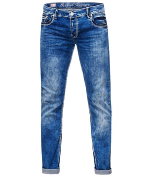 Rusty Neal Herren Jeans-Hose
 
Passform: Regular Fit
Material: 98% Baumwolle, 2% Elastan (STRETCH)
Gewicht: 700 gr
Herstellungsland: Türkei
 
ZUFRIEDENHEITSGARANTIE: Bei uns kaufen Sie ohne Risiko, da wir unbegründete Rückgaben akzeptieren und zeitlich die Rückzahlung Erstatten. Unsere Firmenphilosophie lautet nach wie vor: "Der Kunde ist König" unser Anliegen ist es zu jeder Zeit den bestmöglichen Service zu bieten mit Firmensitz: Deutschland
HERSTELLUNG/PRODUKTION: Als Gründer wie auch Hersteller, Designen und Produzieren wir unsere Produkte als Familienunternehmen von A-Z autonom, daher können wir Qualität garantieren wie auch ein optimales Preis-Leistungs-Verhältnis. Hergestellt unter fairen Arbeitsbedingungen mit hochwertigen Materialien welche schonend verarbeitet wurden (kein Chemiegeruch). Zeitloses Design aus dem Herkunftsland: Türkei
PASSFORM: Angefertigt aus qualitativ hochwertiger wie auch anschmiegsamer Baumwollmischung, garantiert diese Jeans einen absolut bequemen Sitz mit Wohlfühlfaktor. Unser Model trägt bei einer Körpergröße von 1,85 m und einem Gewicht über 80 kg die Größe: 32/32 (Länge:32/ Weite:32). An den Europäischen Markt angepasst bieten wir diese Jeans in folgender Passform an: Regular Fit
ANLASS: Ob Frühling/ Sommer oder Herbst/ Winter diese Jeans ist als Allrounder stets angenehm zu tragen, kein Kratzen durch hochwertige Materialien und Verarbeitung, das zeitlose und doch Moderne Design garantiert einen Stilvollen Auftritt, ob im Büro oder Business Meetings wie auch Casual am Nachmittag oder als toller Akzent auf Partys oder anderen Veranstaltungen.
MASCHINENWÄSCHE: Durch die hochwertige Verarbeitung der Materialien treten nach der Wäsche keine Farbverluste auf, auch das Einlaufen der Jeans ist kein Thema mehr! Qualität die sich auch nach unzähligen Waschgängen gewaschen hat!
 